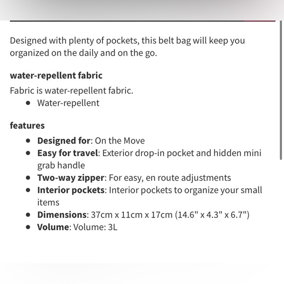 Lululemon Rest is Unwritten belt bag - Picture 6 of 6